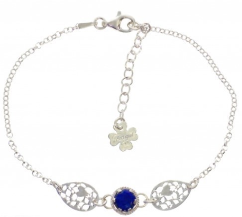 Bracelet, Lapis Lazuli (Argent 925)