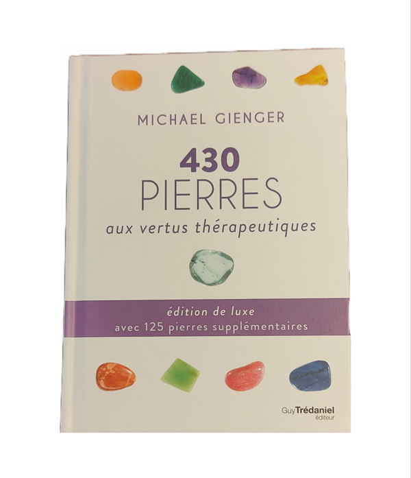 Livre, 430 Pierres aux vertus thérapeutiques (Michael Gienger)