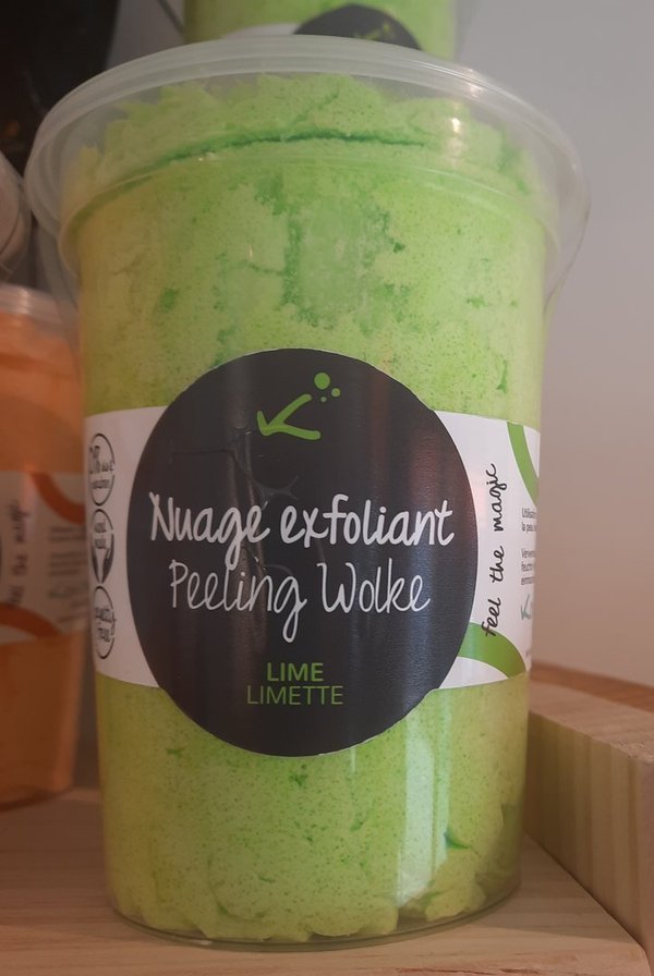 Nuage exfoliant, Lime